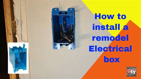 junction box remodel|replace existing electrical box.